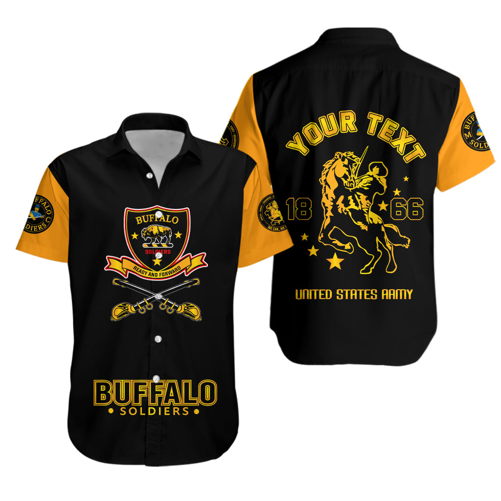(Custom Personalised) Buffalo Soldiers African American Legend Of The Black Soldiers Hawaiian Shirt - LT2 - Wonder Print Shop