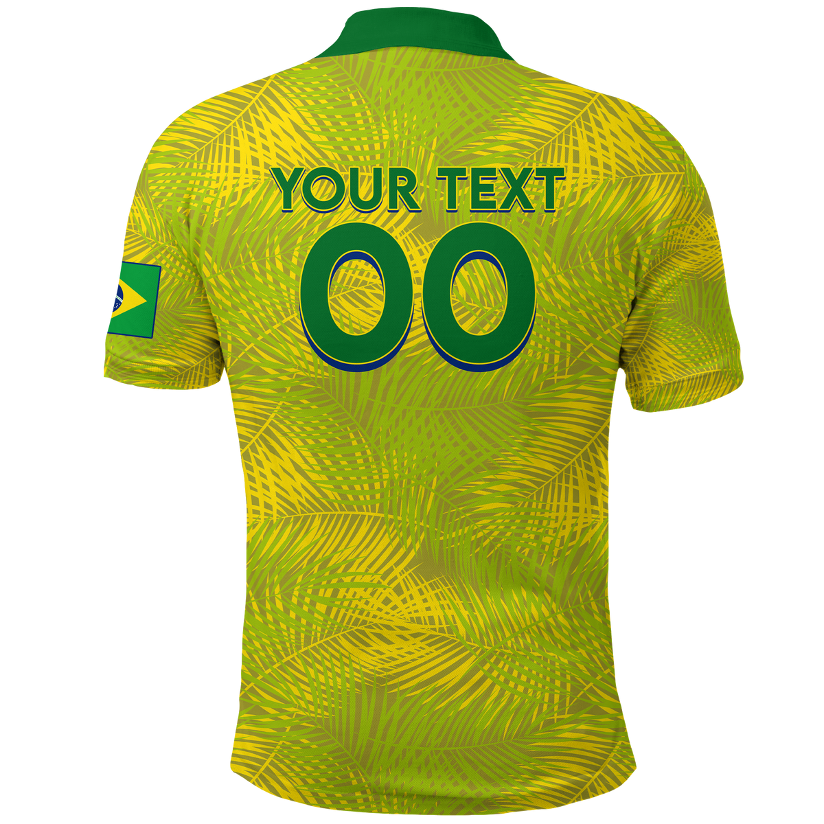 Custom Brazil Polo Shirt Football 2022 LT2 - Wonder Print Shop