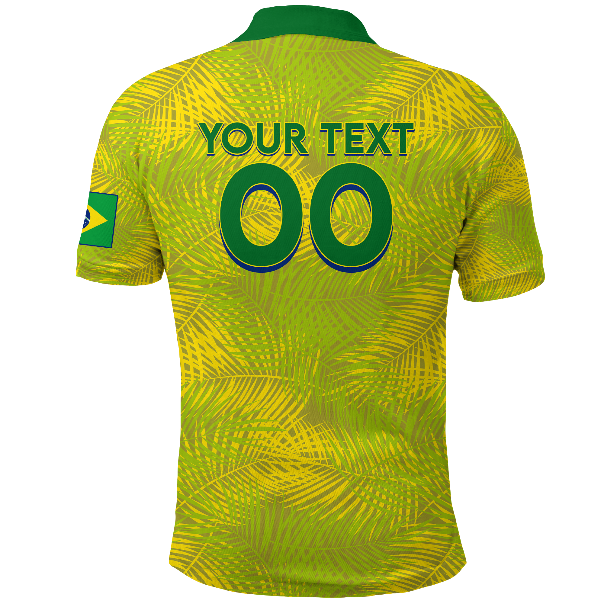 Custom Brazil Polo Shirt Football 2022 LT2 - Wonder Print Shop