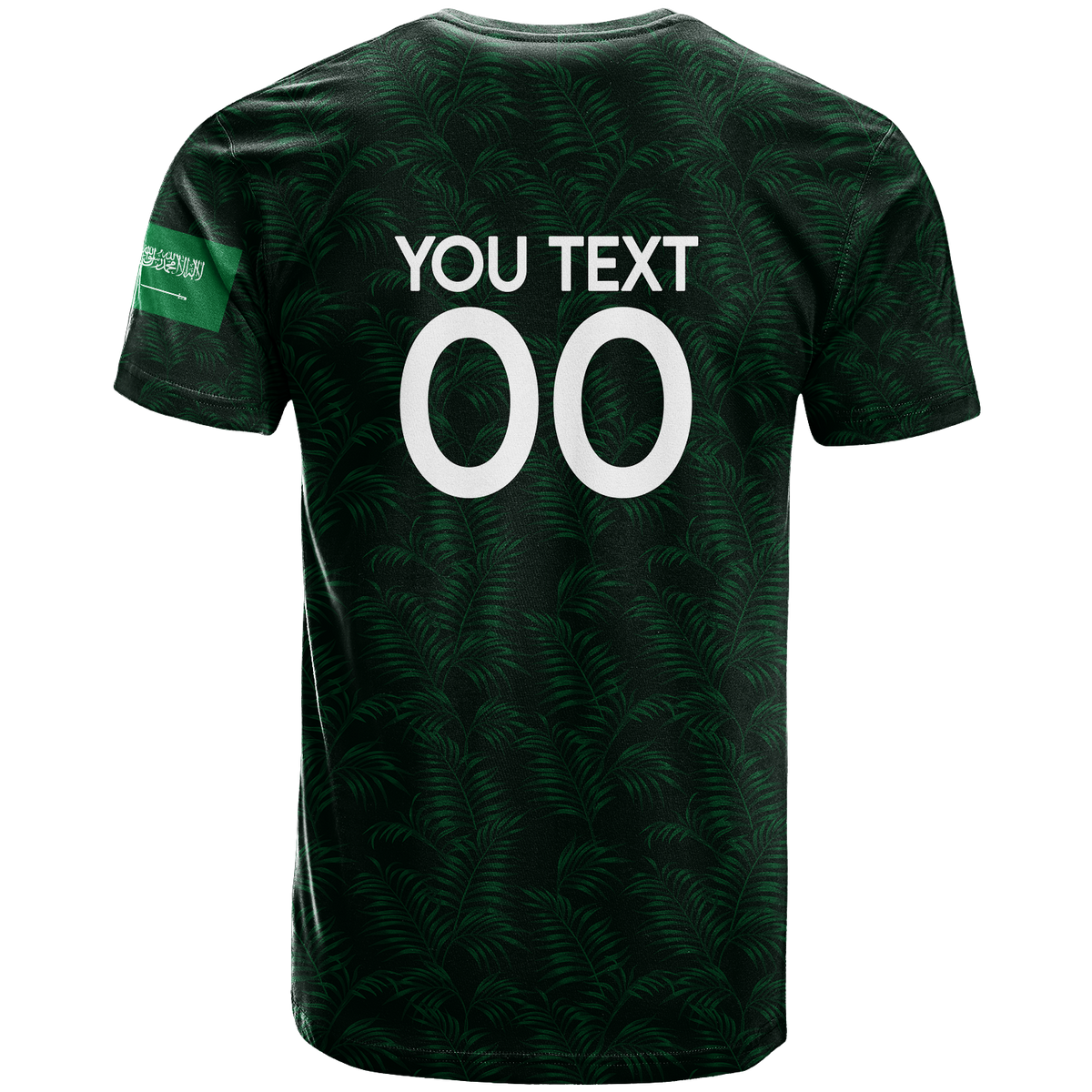 Custom Saudi Arabia T Shirt Football 2022 LT2 - Wonder Print Shop