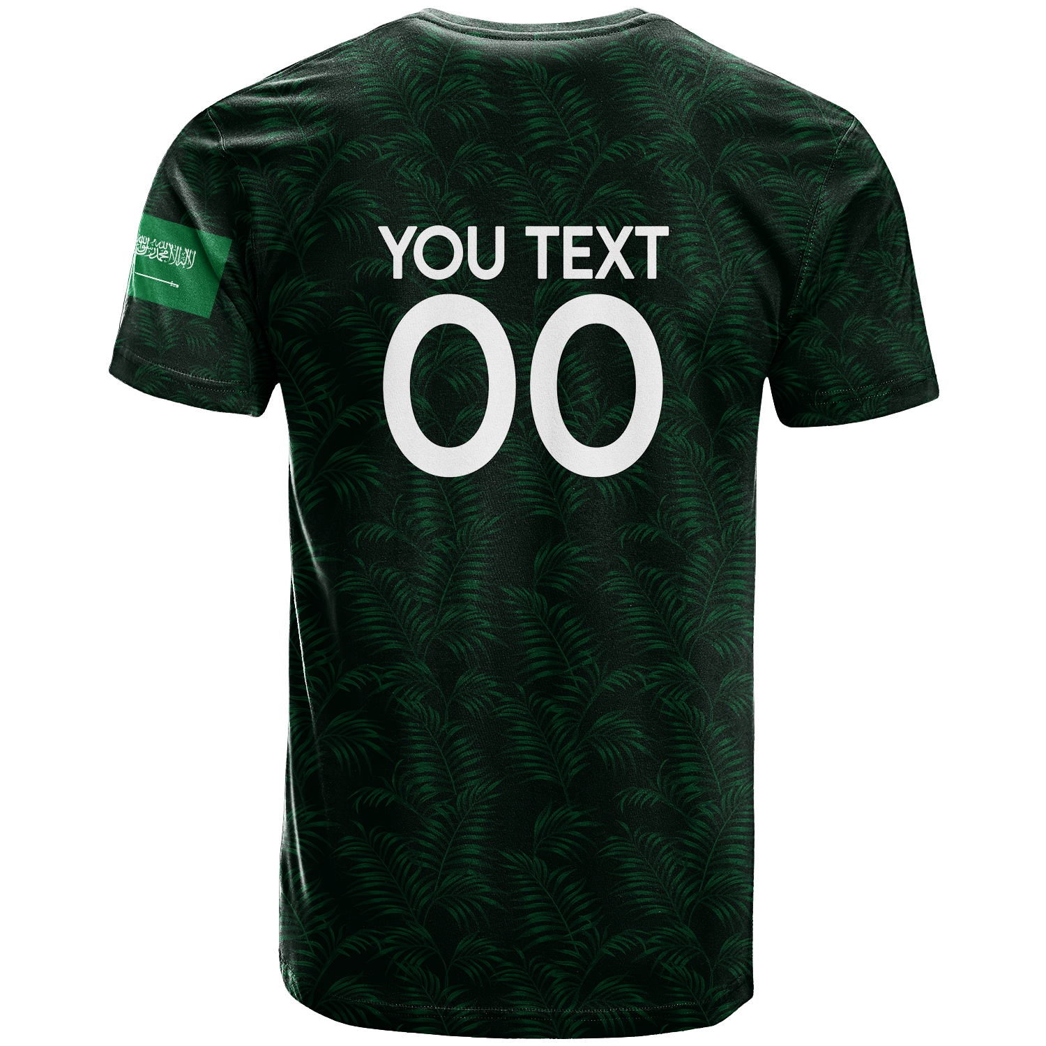 Custom Saudi Arabia T Shirt Football 2022 LT2 - Wonder Print Shop