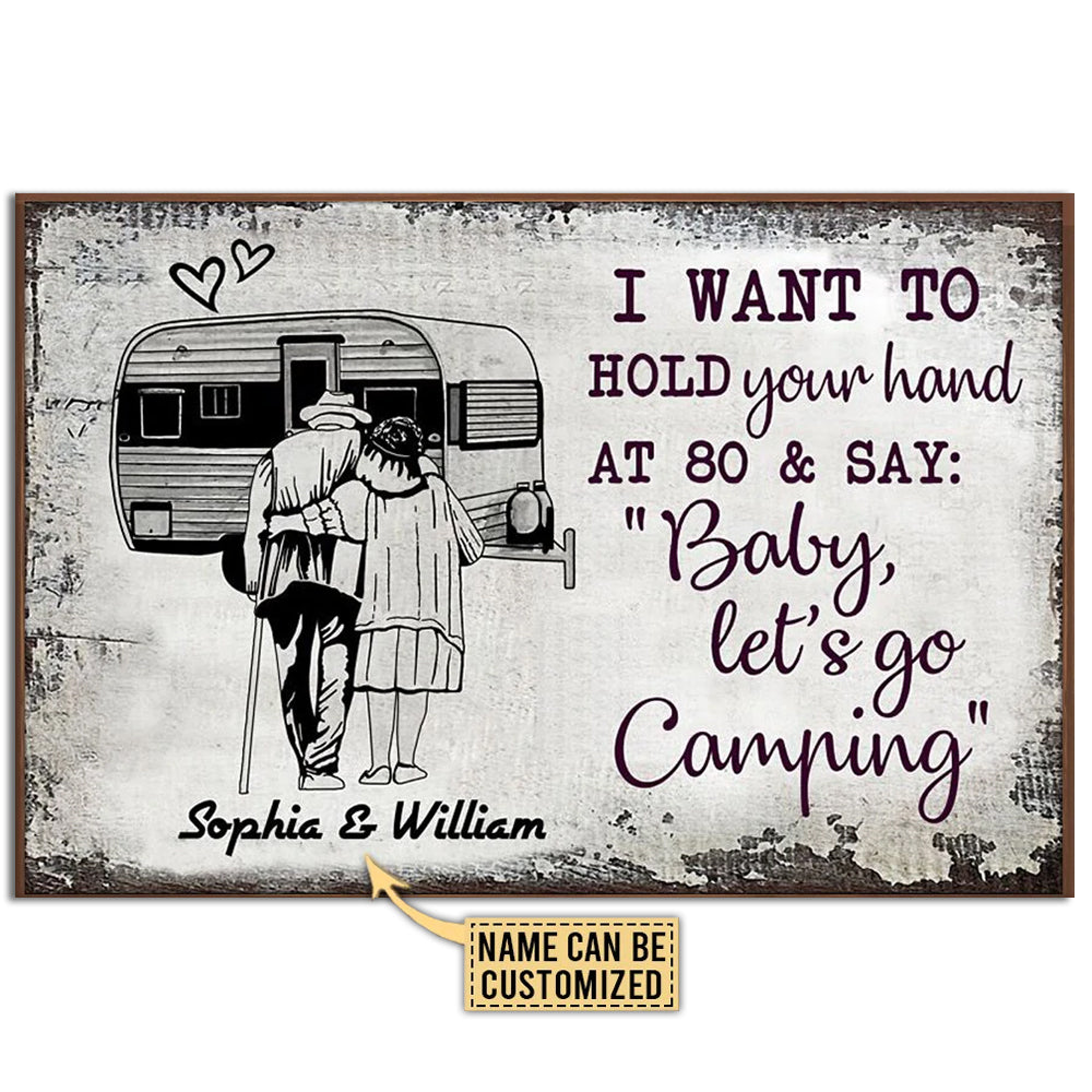 camping-couple-hold-your-hand-lover-personalized-horizontal-poster