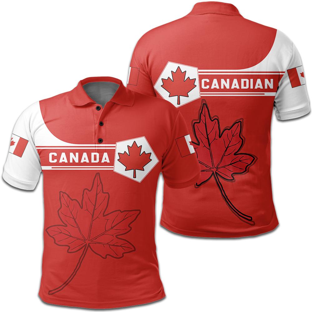 canada-coat-of-arms-polo-shirt-simple-style