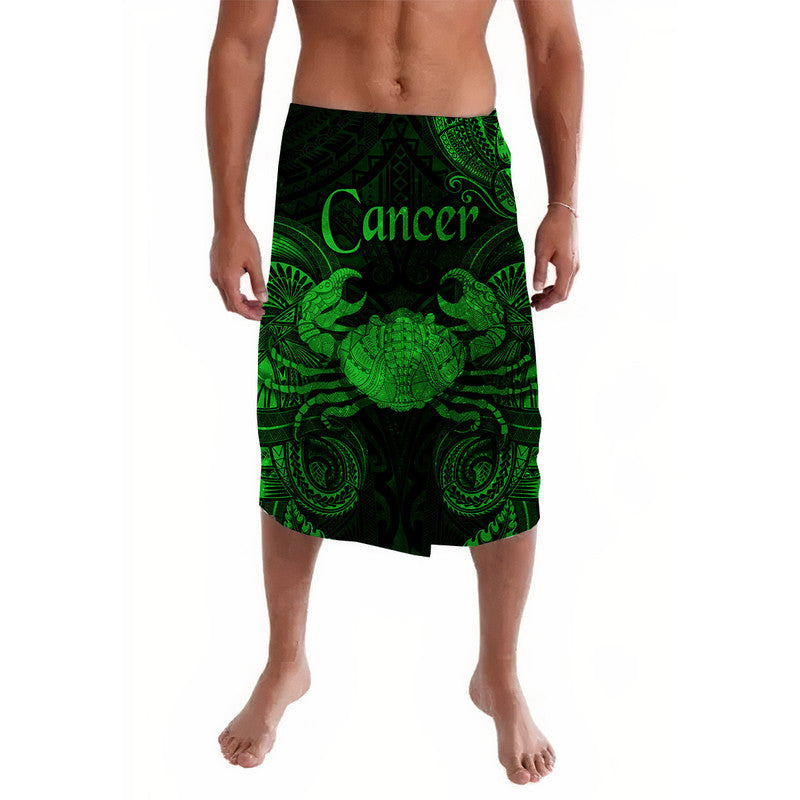 Cancer Zodiac Polynesian Lavalava Unique Style - Green LT8 - Wonder Print Shop