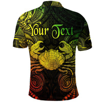 Custom Cancer Zodiac Polynesian Polo Shirt Unique Style Reggae LT8 - Wonder Print Shop