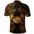 Custom Cancer Zodiac Polynesian Polo Shirt Unique Style Gold LT8 - Wonder Print Shop