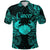 Custom Cancer Zodiac Polynesian Polo Shirt Unique Style Turquoise LT8 - Wonder Print Shop