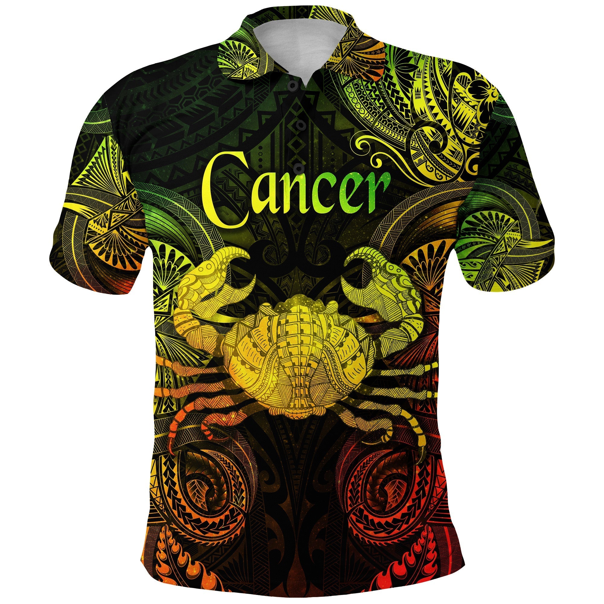 custom-personalised-cancer-zodiac-polynesian-polo-shirt-unique-style-reggae
