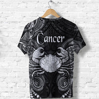 Cancer Zodiac Polynesian T Shirt Unique Style Black LT8 - Wonder Print Shop