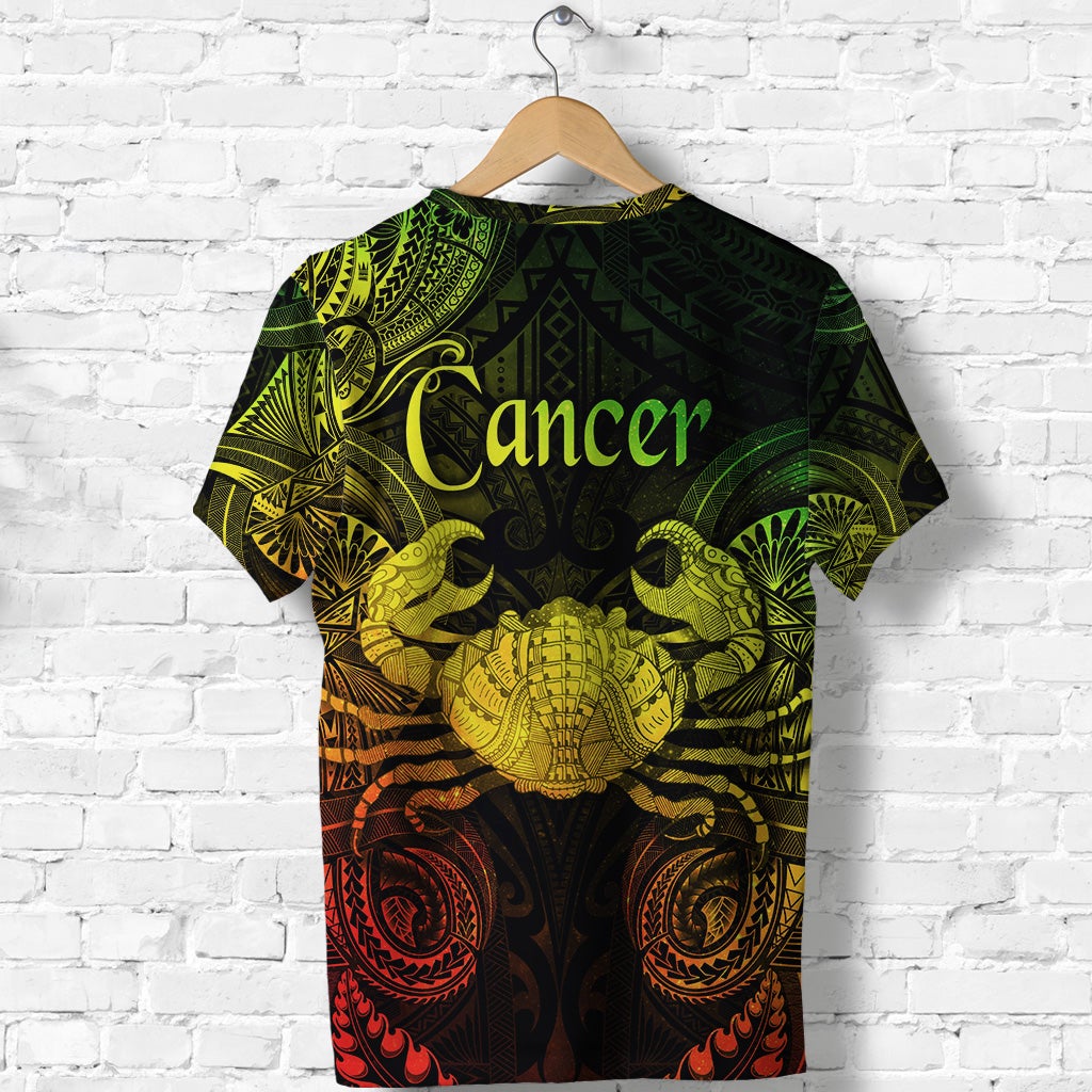 Cancer Zodiac Polynesian T Shirt Unique Style Reggae LT8 - Wonder Print Shop