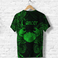 Cancer Zodiac Polynesian T Shirt Unique Style Green LT8 - Wonder Print Shop