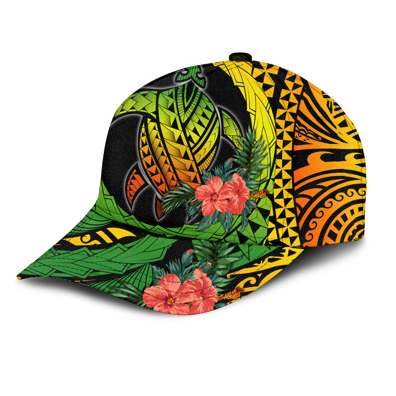 polynesian-turtle-classic-cap-circle-turtle-hibiscus-reggae-lt9