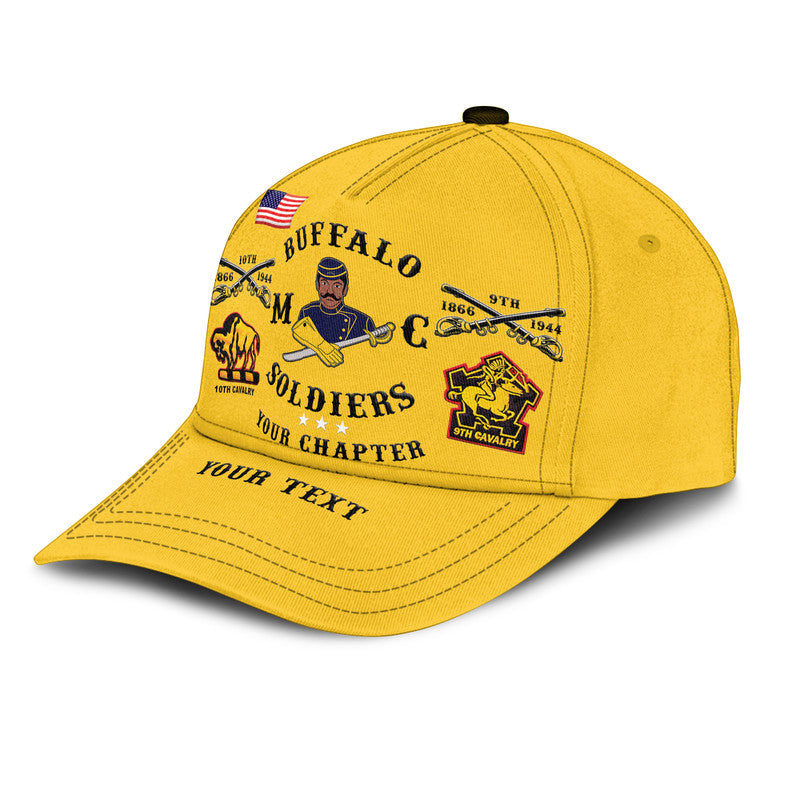 custom-personalised-buffalo-soldiers-motorcycle-club-bsmc-classic-cap-gold