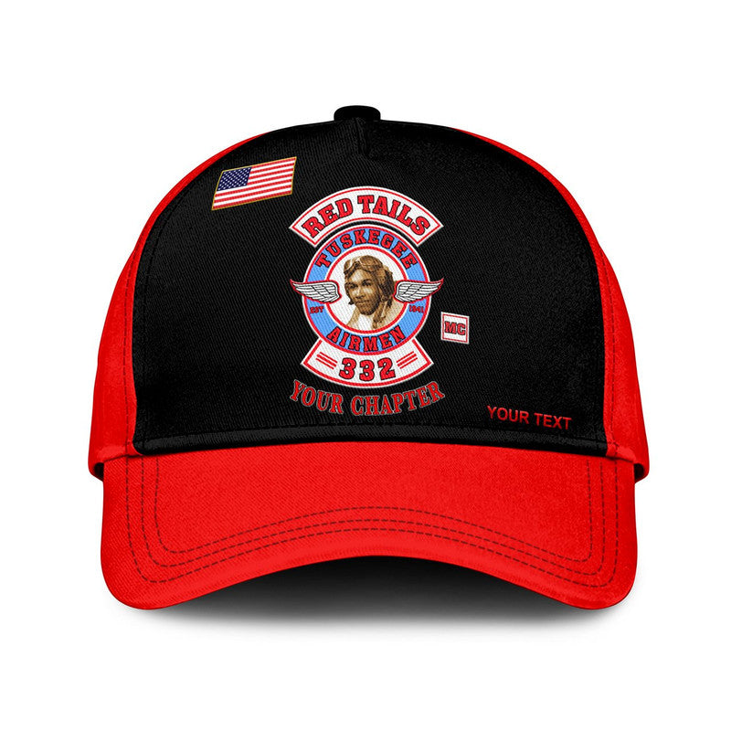 custom-personalised-tuskegee-airmen-motorcycle-club-classic-cap-tamc-spit-fire-original-style-black-red