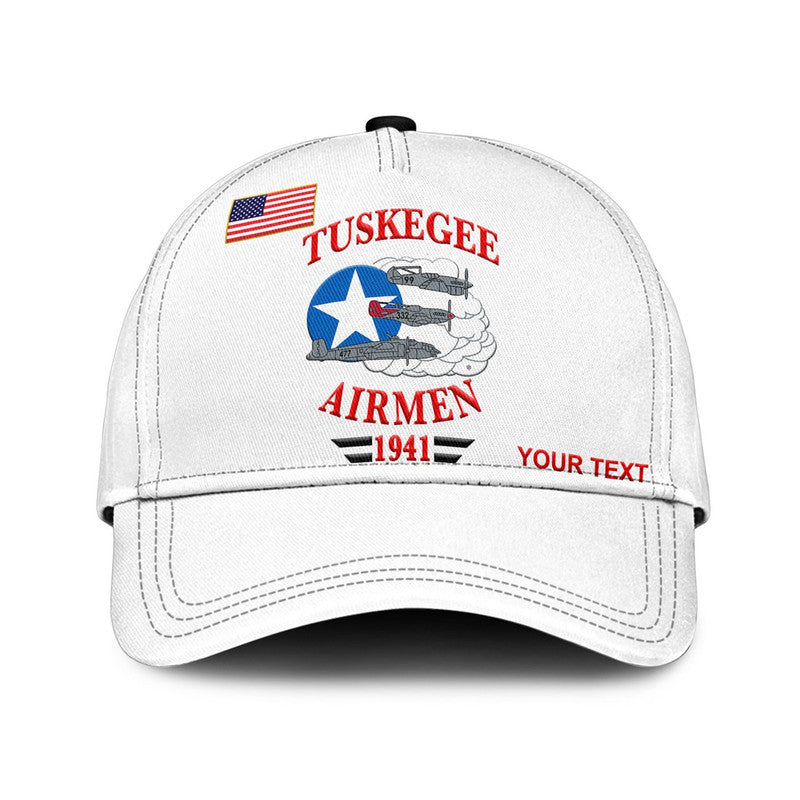 custom-personalised-tuskegee-airmen-classic-cap-the-white-tails-original-style-white