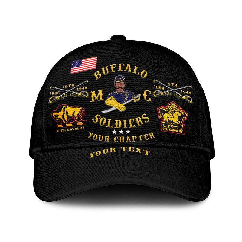 custom-personalised-buffalo-soldiers-motorcycle-club-bsmc-classic-cap-black