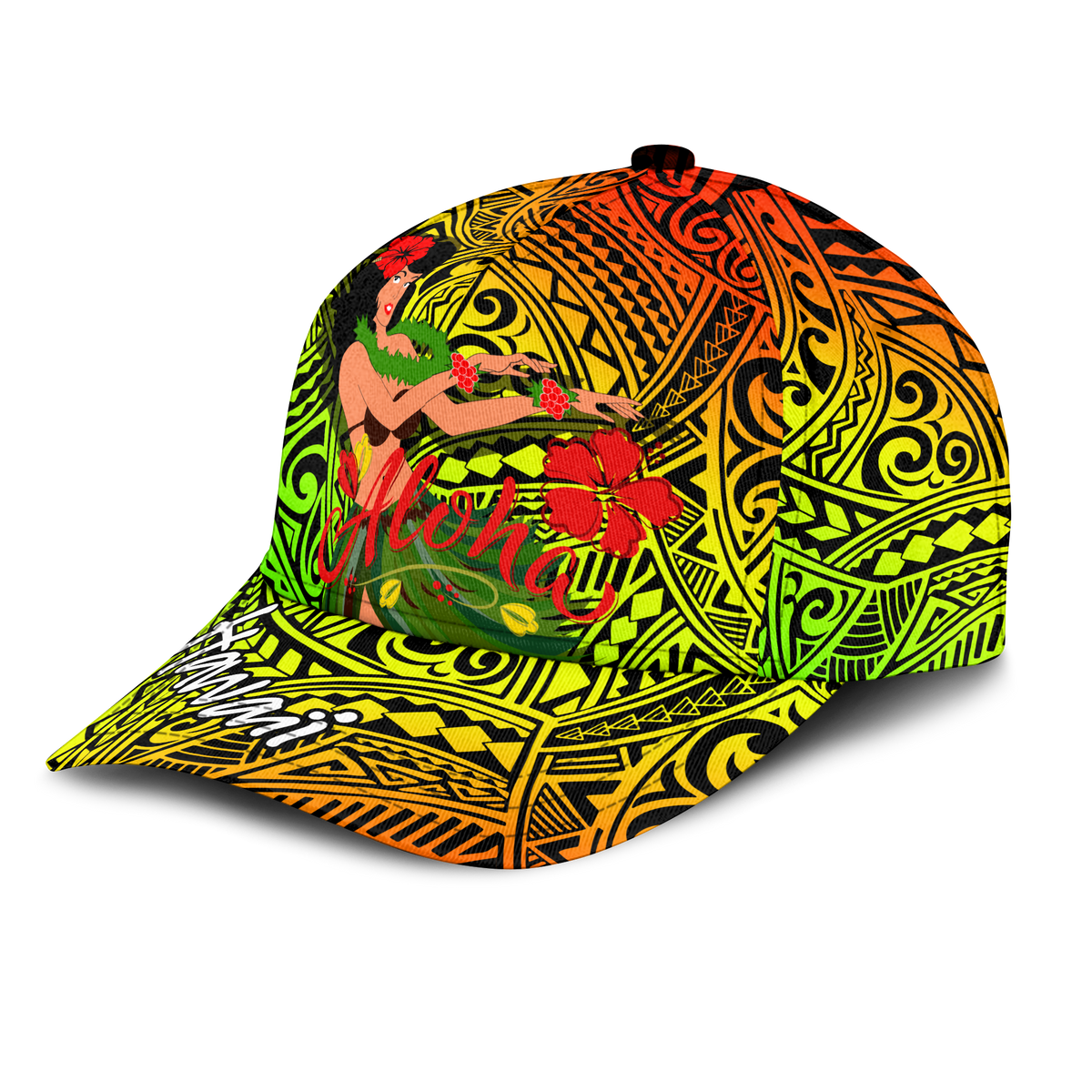 hawaii-hula-girl-reggae-cap