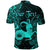Custom Capricorn Zodiac Polynesian Polo Shirt Unique Style Turquoise LT8 - Wonder Print Shop
