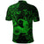 Custom Capricorn Zodiac Polynesian Polo Shirt Unique Style Green LT8 - Wonder Print Shop
