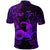 Custom Capricorn Zodiac Polynesian Polo Shirt Unique Style Purple LT8 - Wonder Print Shop