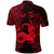 Custom Capricorn Zodiac Polynesian Polo Shirt Unique Style Red LT8 - Wonder Print Shop