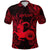 Custom Capricorn Zodiac Polynesian Polo Shirt Unique Style Red LT8 - Wonder Print Shop