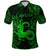 Custom Capricorn Zodiac Polynesian Polo Shirt Unique Style Green LT8 - Wonder Print Shop