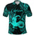 Custom Capricorn Zodiac Polynesian Polo Shirt Unique Style Turquoise LT8 - Wonder Print Shop