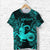 Custom Capricorn Zodiac Polynesian T Shirt Unique Style Turquoise LT8 - Wonder Print Shop