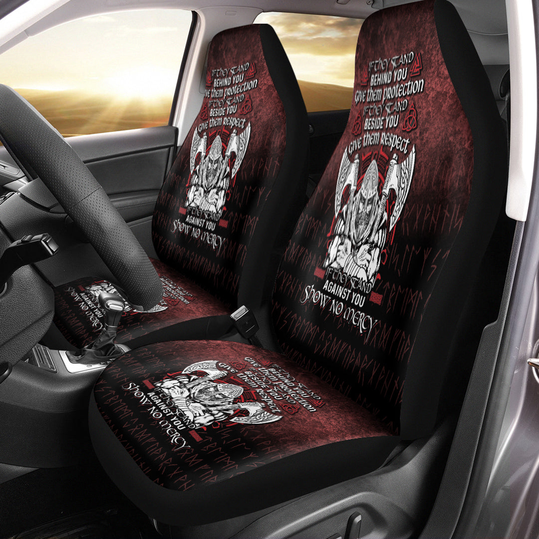 Wonder Print Shop Car Seat Covers - Against You Show No Mercy Car Seat Covers RLT12 - Wonder Print Shop