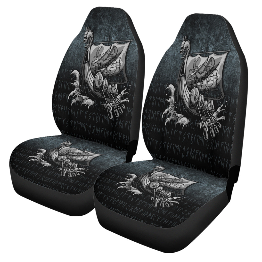 Wonder Print Shop Car Seat Covers - Victory or Valhalla Drakkar Car Seat Covers RLT12 - Wonder Print Shop