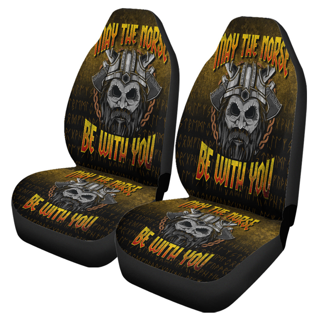 Viking Car Seat Covers May The Norse Be With You Car Seat Covers RLT12 - Wonder Print Shop