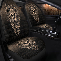 Viking Car Seat Covers The Armor Of Viking Gold Version Car Seat Covers RLT12 - Wonder Print Shop