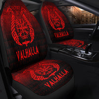 Wonder Print Shop Car Seat Covers - Victory or Valhalla - Red Version Car Seat Covers RLT12 - Wonder Print Shop