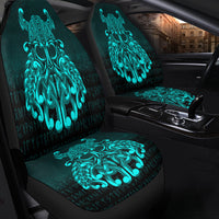 Viking Car Seat Covers Vikings Odin Valhalla Cyan Version Car Seat Covers RLT12 - Wonder Print Shop