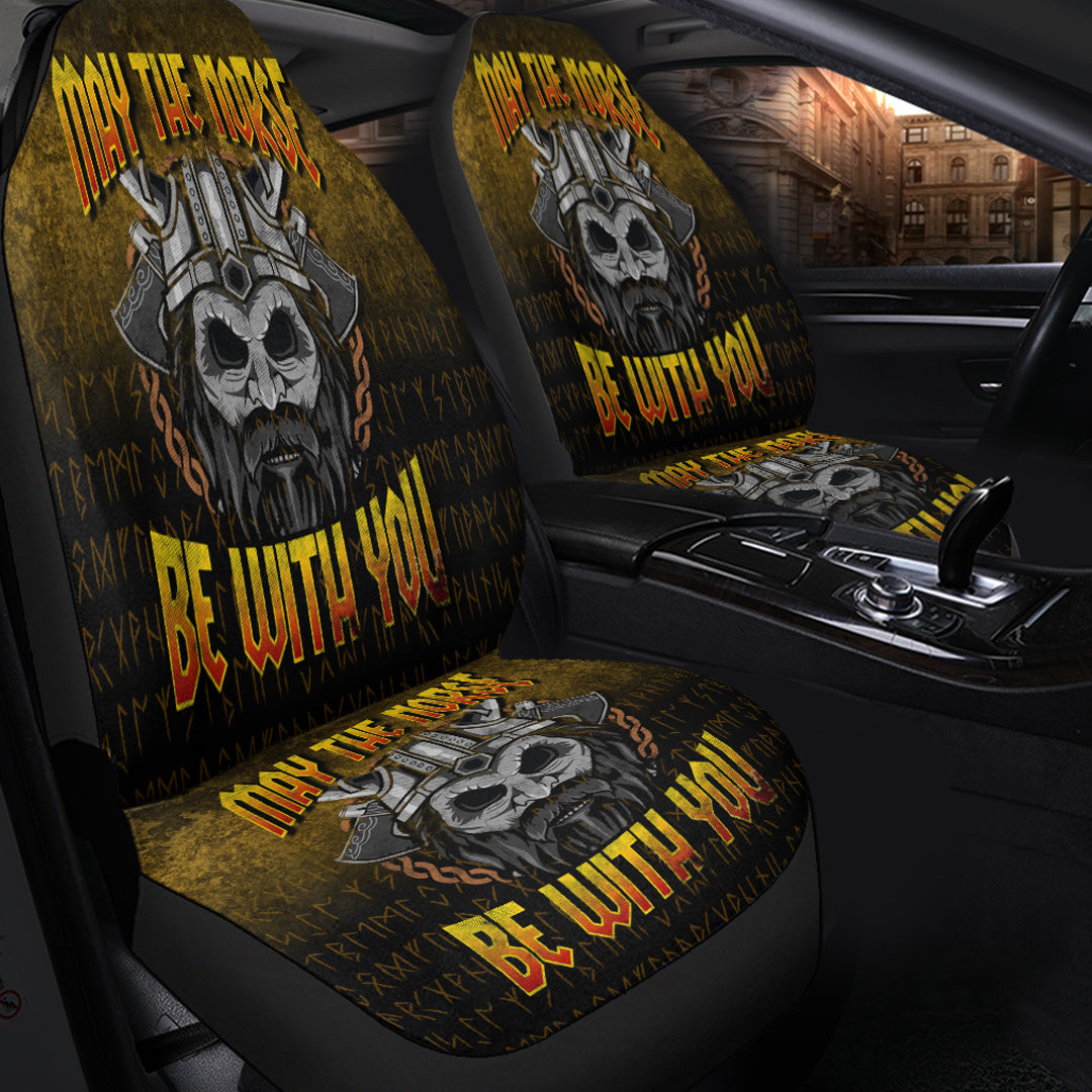 Viking Car Seat Covers May The Norse Be With You Car Seat Covers RLT12 - Wonder Print Shop