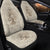 Viking Car Seat Covers Tree Of Life with Triquetra and Futhark Pastel Gold Car Seat Covers RLT12 - Wonder Print Shop