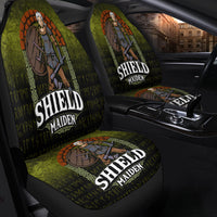 Viking Car Seat Covers Viking Shield Maiden Car Seat Covers RLT12 - Wonder Print Shop