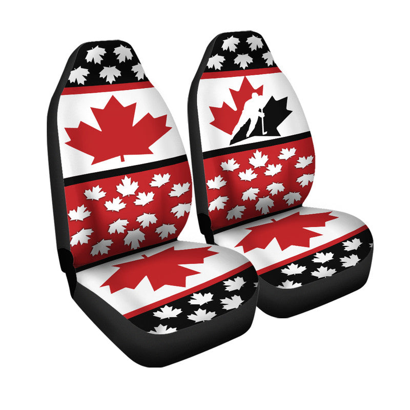Canada Hockey Car Seat Cover - Maple Leaf No.1 LT9 - Wonder Print Shop