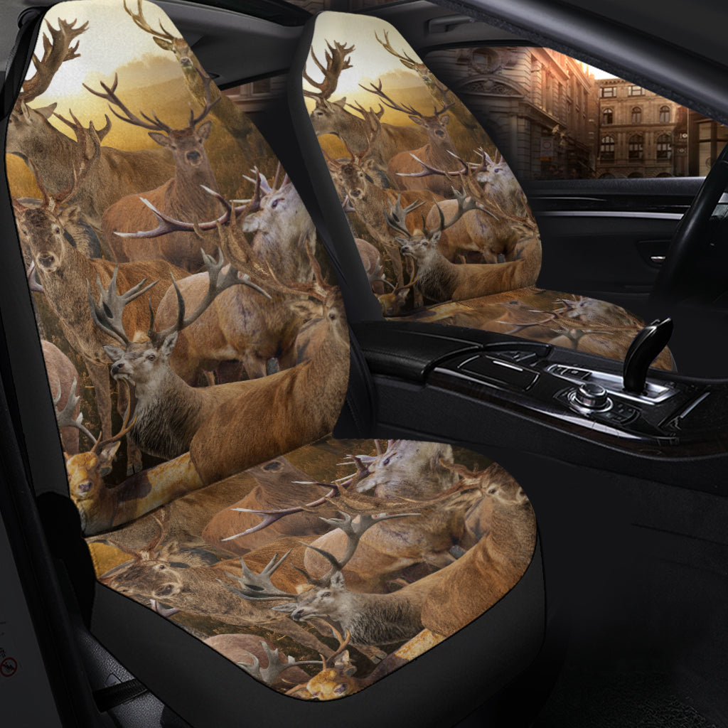 Deer Hunting - Like Hunting, Like Wild Life Car Seat Covers - LT2 - Wonder Print Shop
