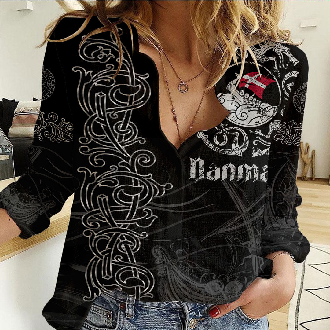 Viking Clothing Viking Drakkar Denmark Warship Casual Shirt RLT12 - Wonder Print Shop