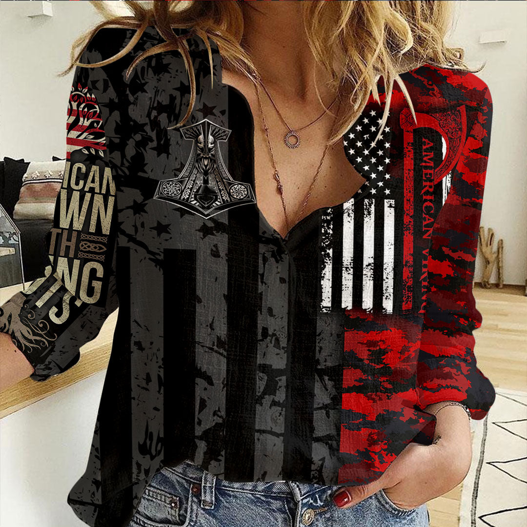 Viking Clothing American Viking Casual Shirt RLT12 - Wonder Print Shop