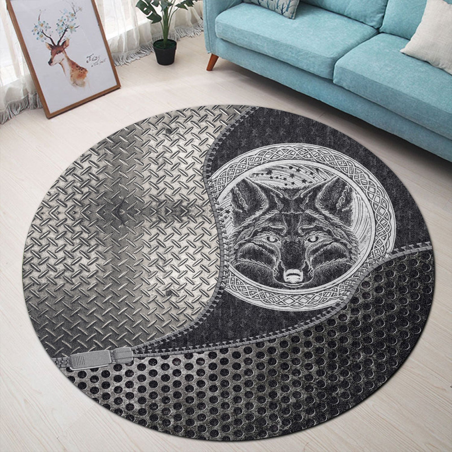 viking-carpet-celtic-fox-round-carpet