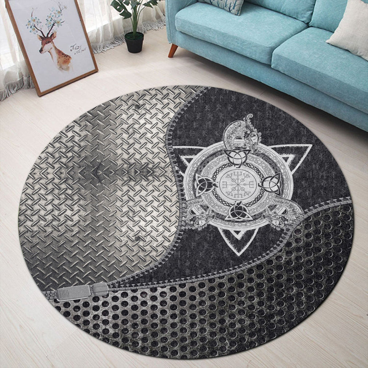 viking-carpet-celtic-knot-tattoo-art-and-helm-of-awe-round-carpet