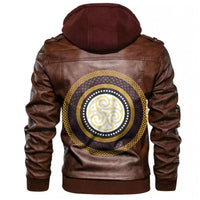 Viking Celtic Magic Set Leather Jacket RLT12 - Wonder Print Shop