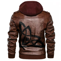 Viking Celtic National Ornament In The Form Of A Ring Leather Jacket RLT12 - Wonder Print Shop