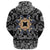 Viking Hoodie Celtic Raven Ornament Frame Colorful with Bandana Paisley Style RLT12 - Wonder Print Shop