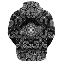 Viking Hoodie Celtic Tattoo and Mystic Tribal Symbol with Bandana Paisley Style RLT12 - Wonder Print Shop