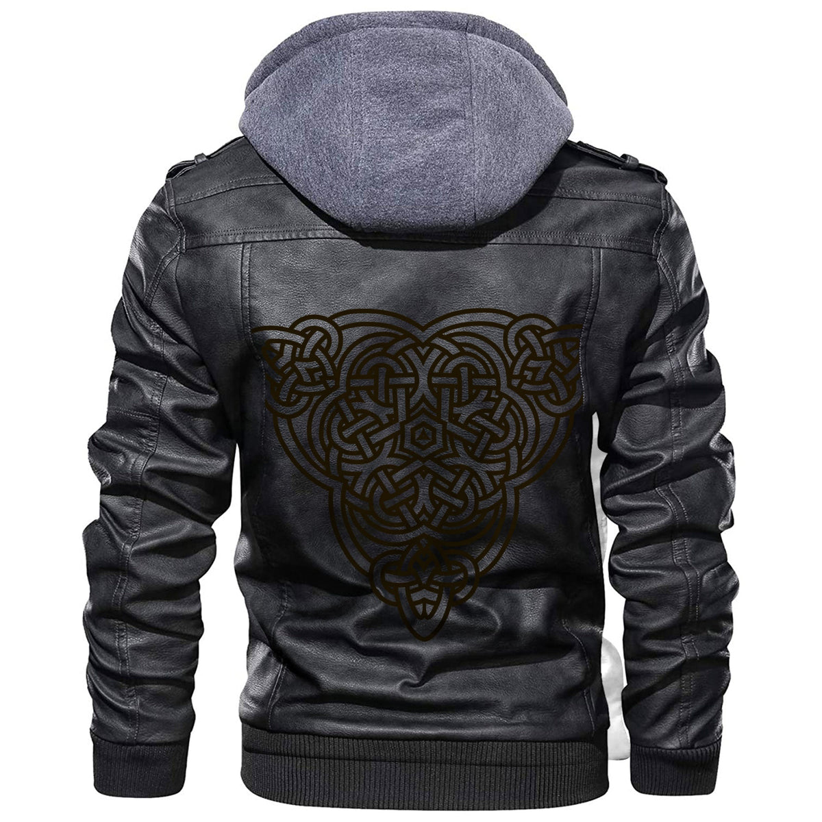 Viking Celtic Knot Leather Jacket RLT12 - Wonder Print Shop