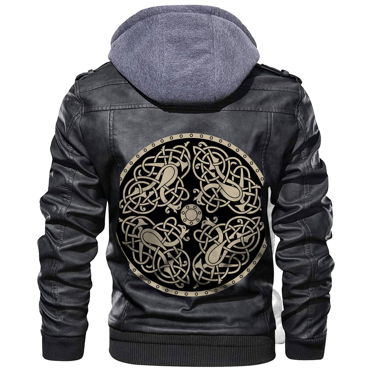 Viking Celtic Knot Leather Jacket RLT12 - Wonder Print Shop